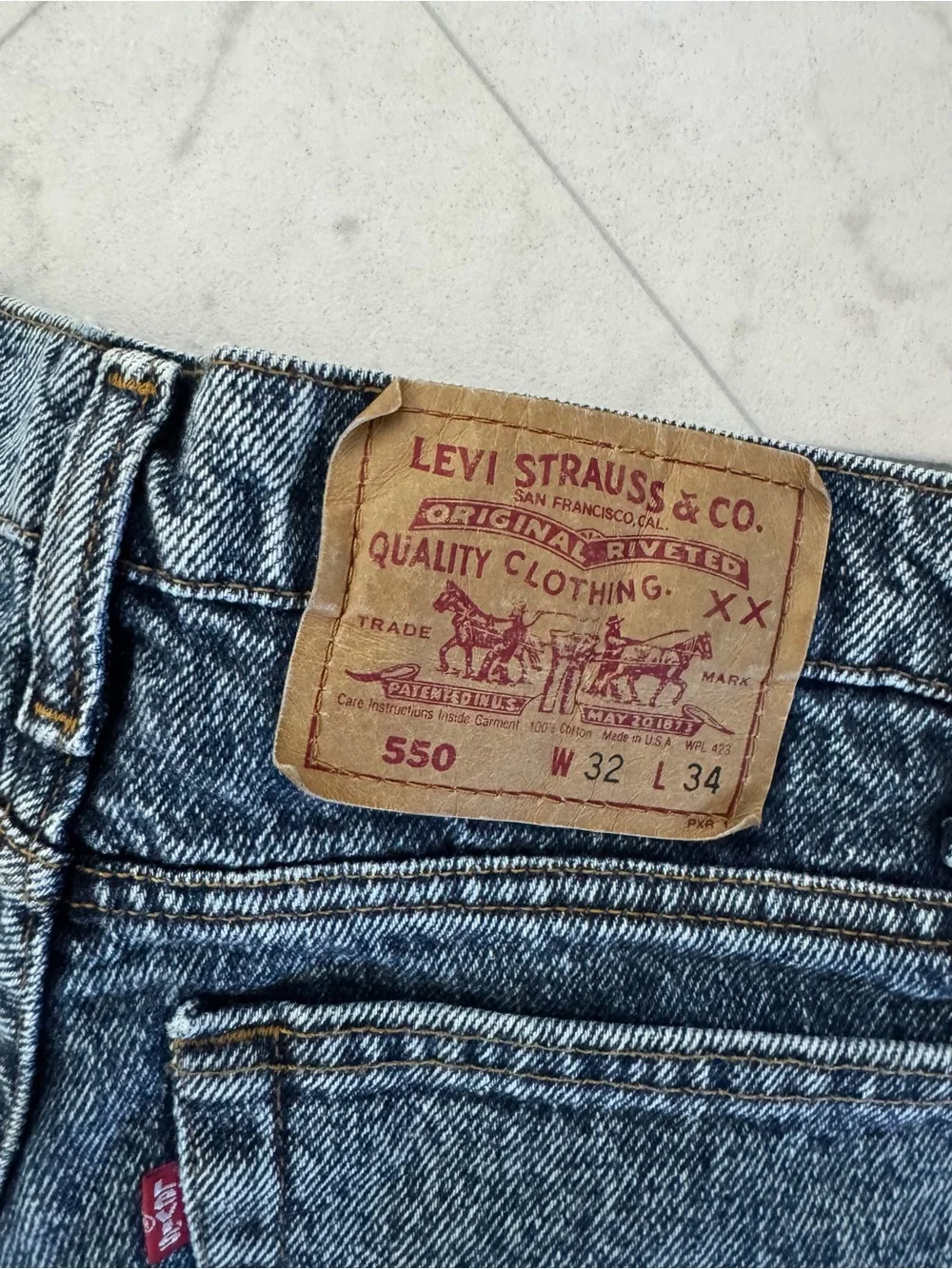 Levi's Men's Dark Blue Relaxed Jeans